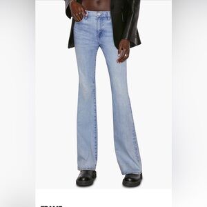 Frame Le High Flare Denim Light Blue Flare Jeans Size 26